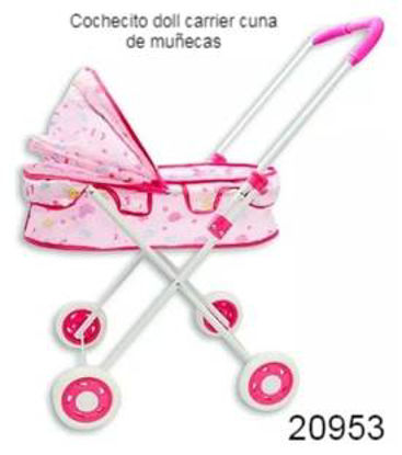 Imagen de COCHECITO CUNA DE MUÑECAS DOLL CARRIER 5.24